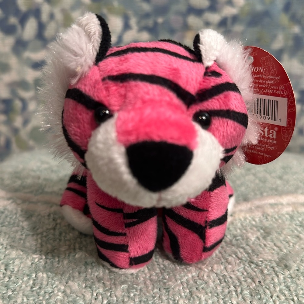 Fiesta Hanging Tiger Plush 6”